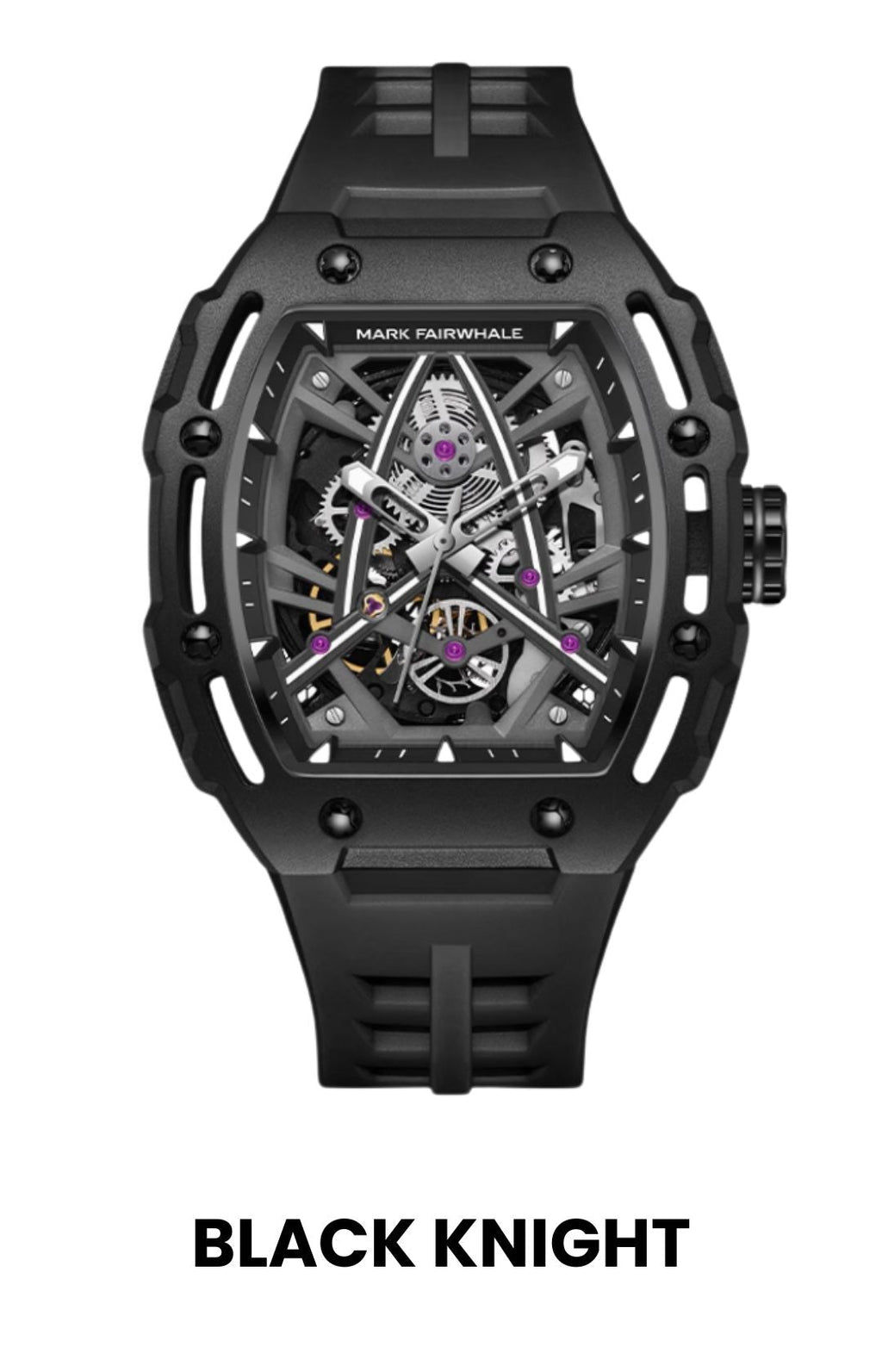 Mark Fairwhale Great Wall Edition – Men's Skeleton Automatic Watch with Architectural Detailing