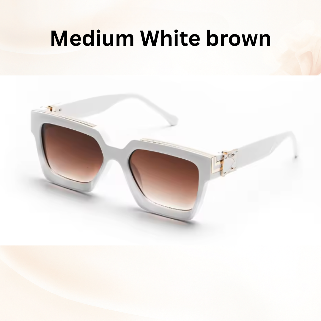 Luxury Millionaire Shades - Retro Square Sunglasses