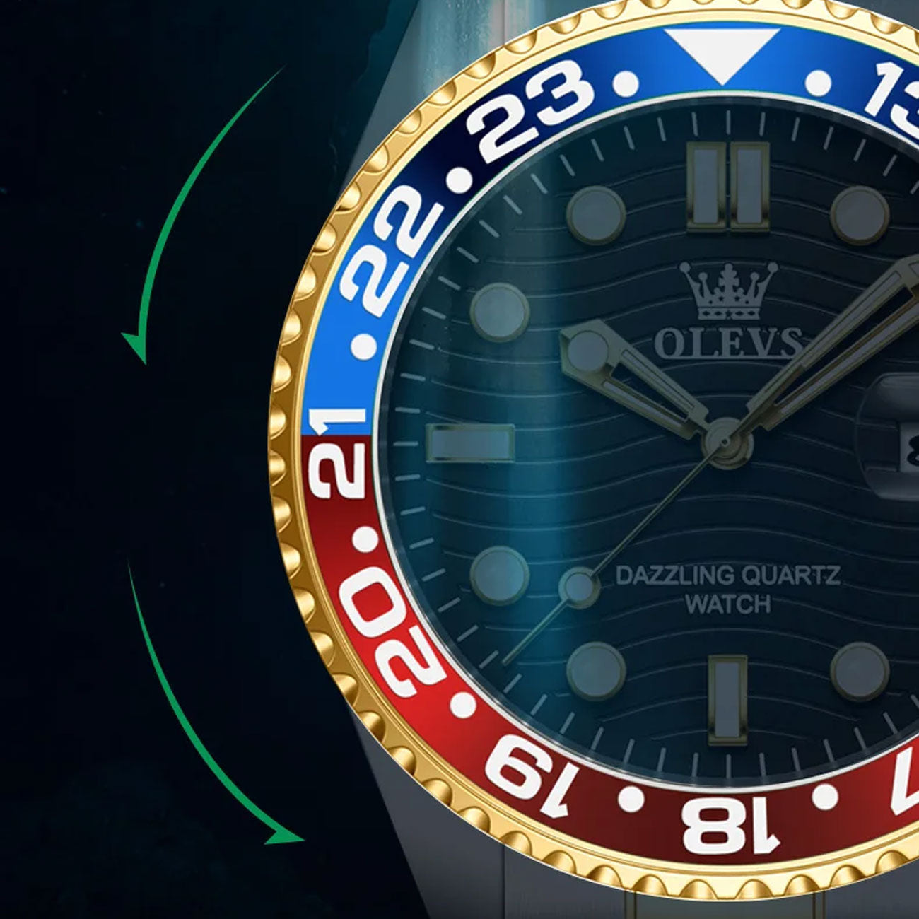 NobleQuartz | Classic Men’s Timepiece