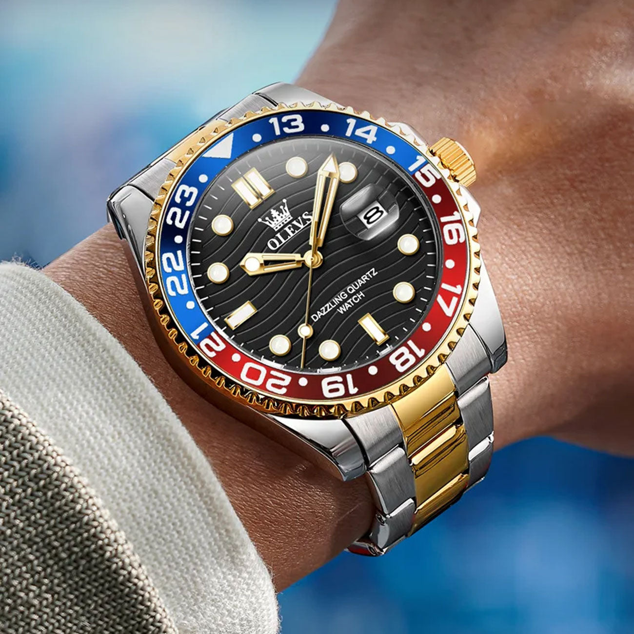NobleQuartz | Classic Men’s Timepiece