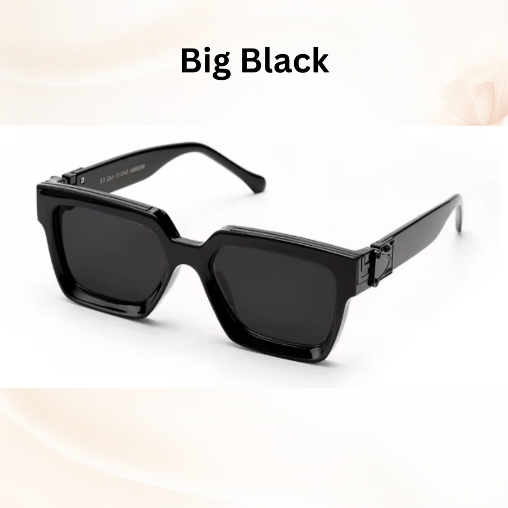 Luxury Millionaire Shades - Retro Square Sunglasses