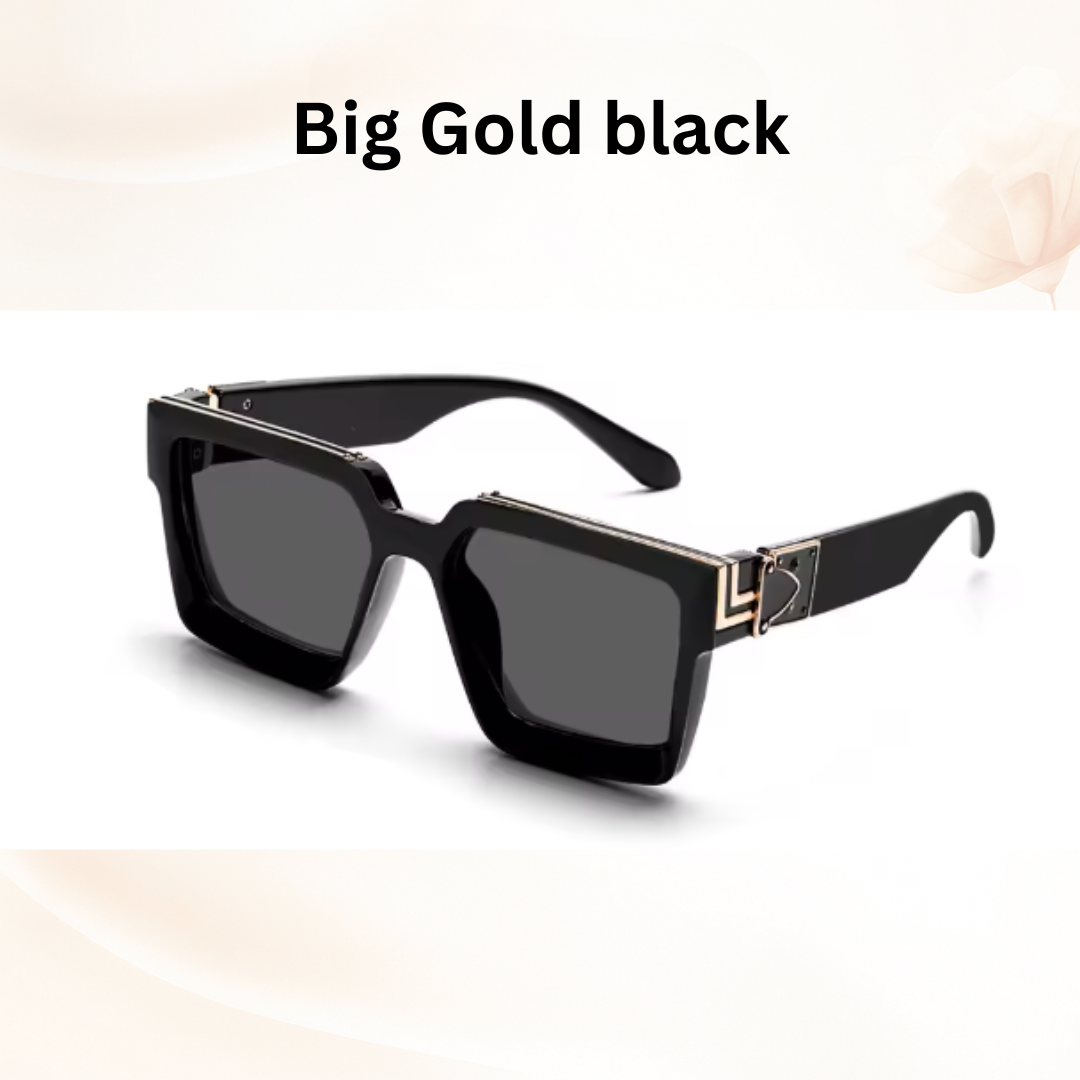 Luxury Millionaire Shades - Retro Square Sunglasses