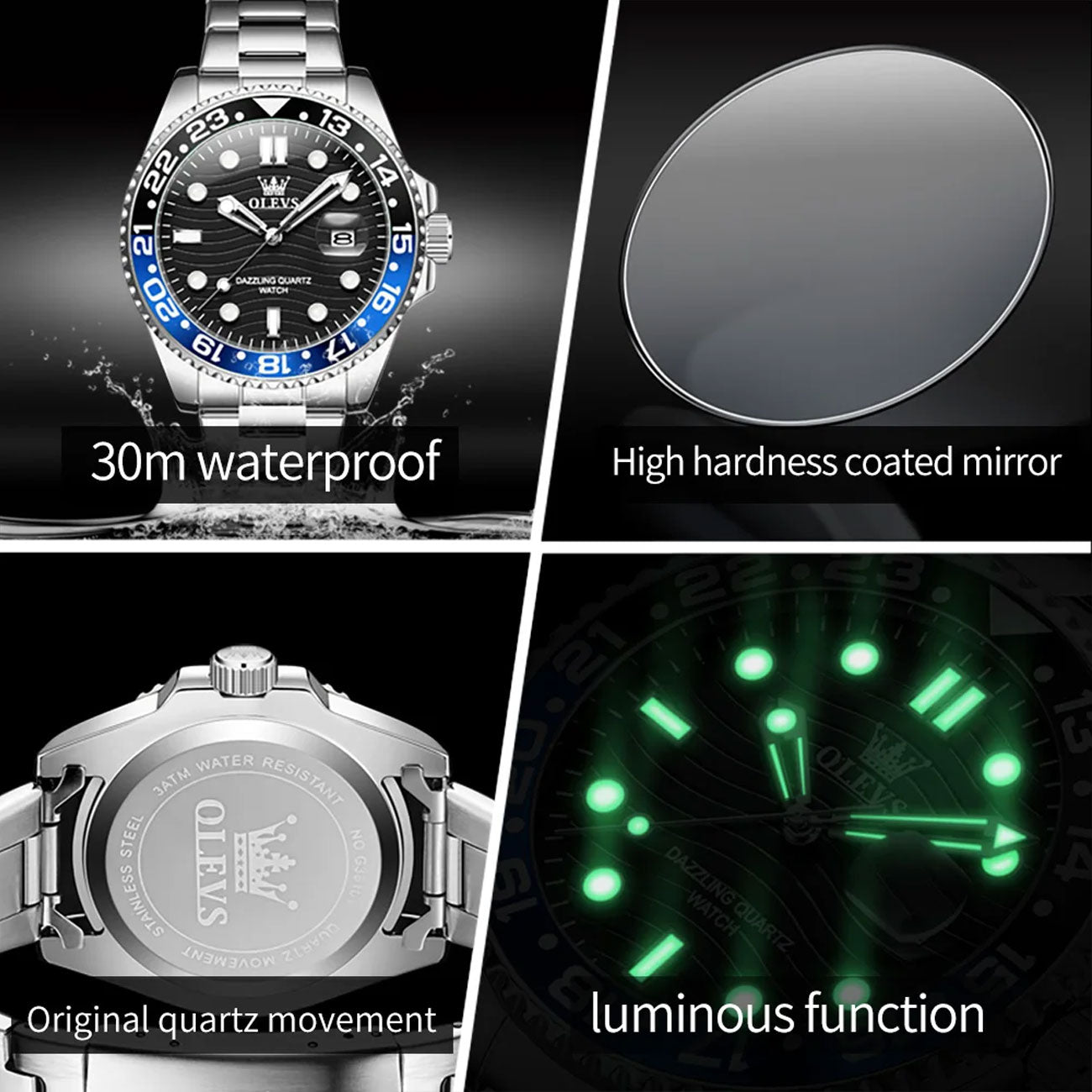 NobleQuartz | Classic Men’s Timepiece