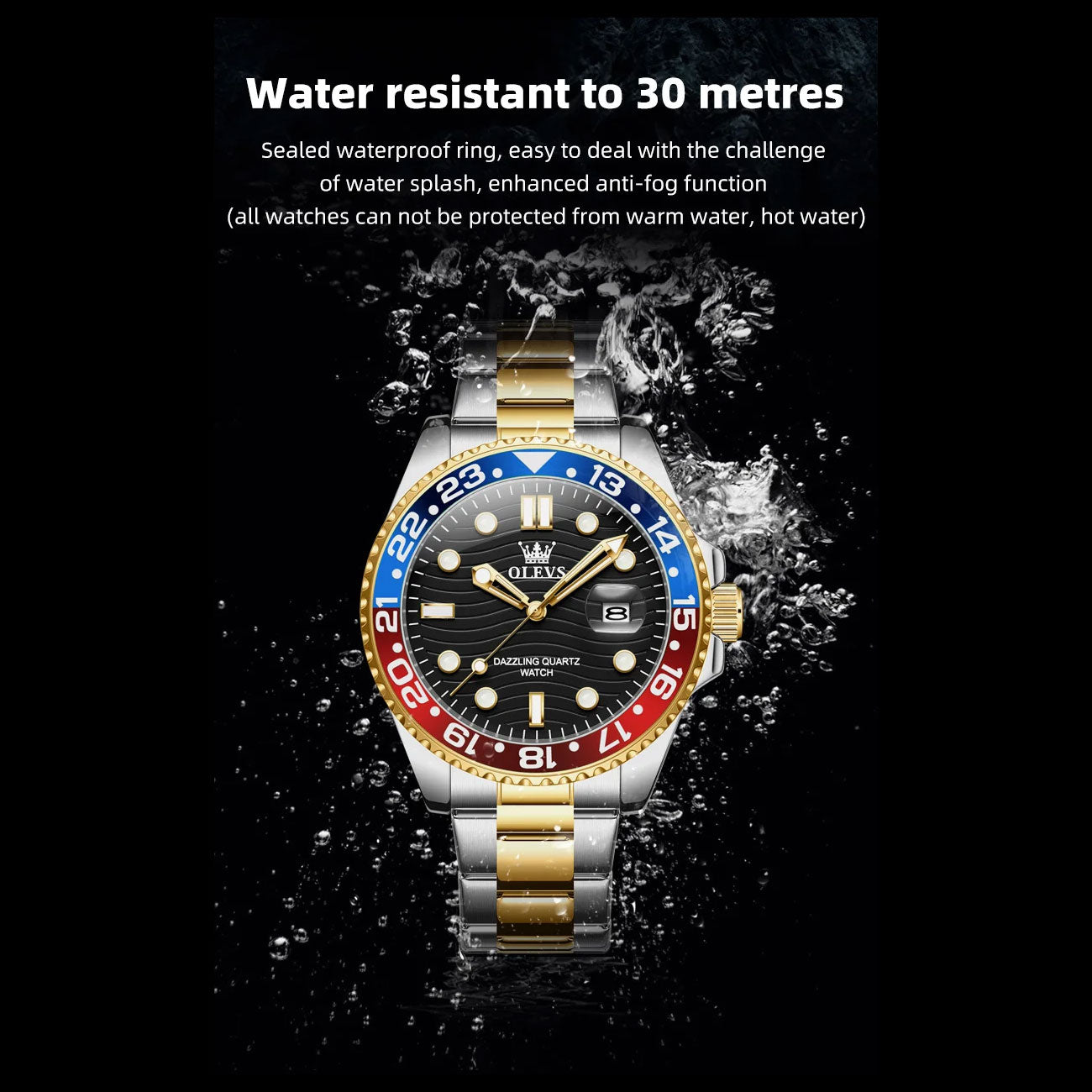 NobleQuartz | Classic Men’s Timepiece