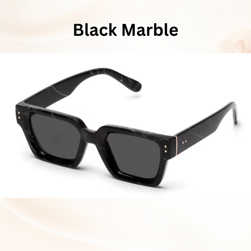 Luxury Millionaire Shades - Retro Square Sunglasses