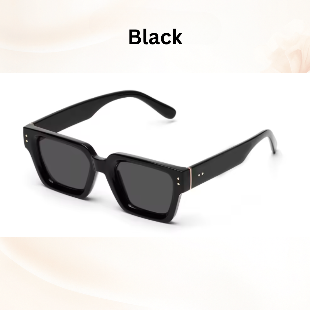 Luxury Millionaire Shades - Retro Square Sunglasses