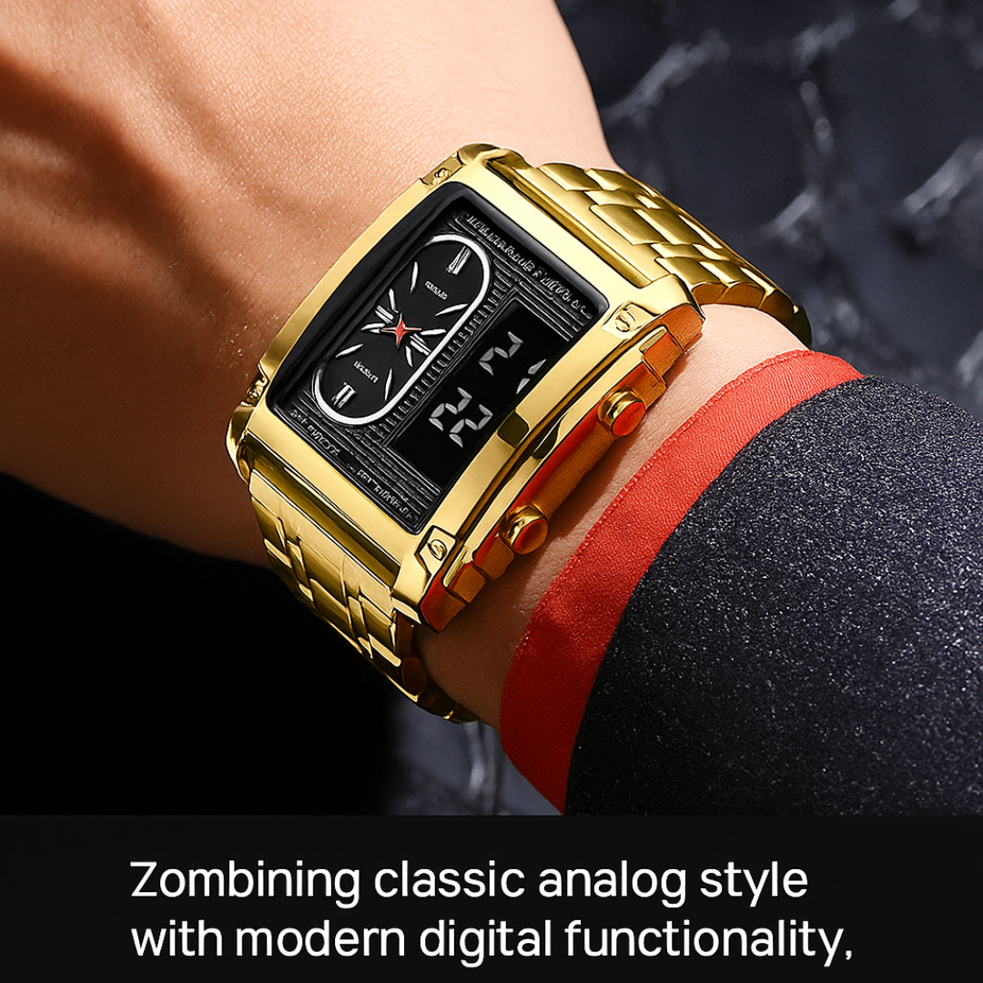 TimeForge X | Luxury Men's Quartz Watch