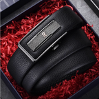 Executive Ratchet Belt - Montagut Executive Ratchet Belt – Full-Grain Cowhide Automatic Buckle