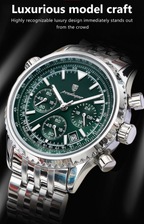 Sentinel Tactical Chronograph - Sentinel Tactical Chronograph – Men’s Military Quartz Watch, 3ATM Waterproof, Luminous Date, Stainless-Steel