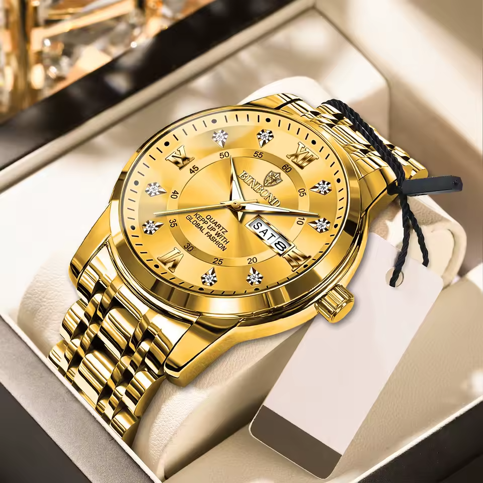 ApexSport Elite Diver - Men’s Luxury 3ATM Waterproof Quartz Date Watch