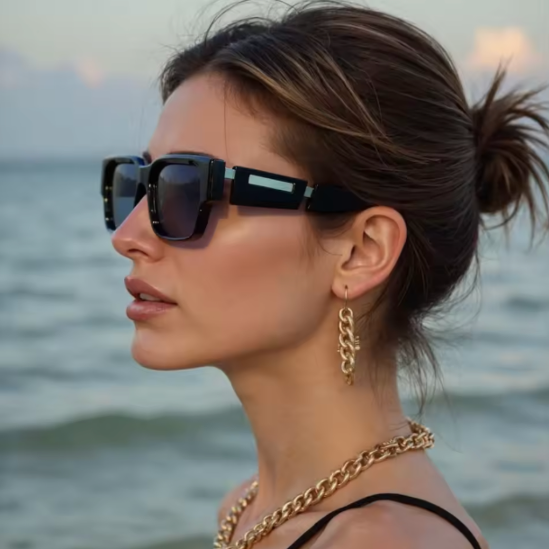 RetroVista Classics - Vintage Luxe Square Unisex Sunglasses