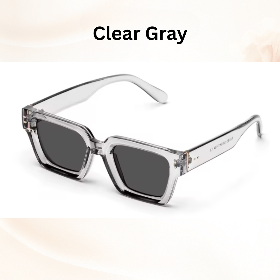 Luxury Millionaire Shades - Retro Square Sunglasses