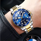 EliteSport - Automatic Date Quartz Men’s Waterproof Chronograph Watch
