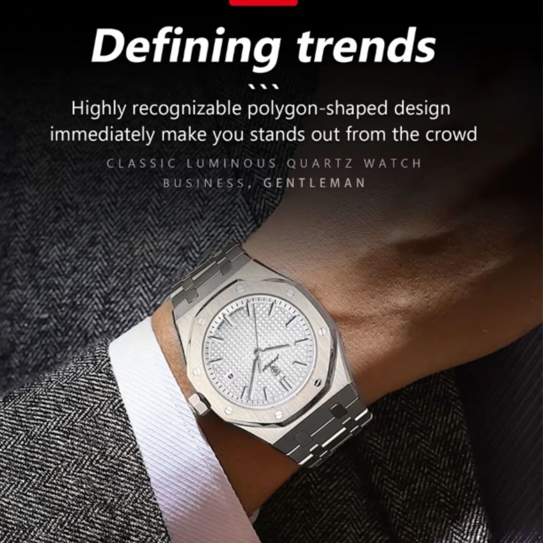 Aurum Edge | Elite Men's Quartz Watch
