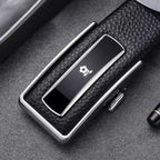 Executive Ratchet Belt - Montagut Executive Ratchet Belt – Full-Grain Cowhide Automatic Buckle