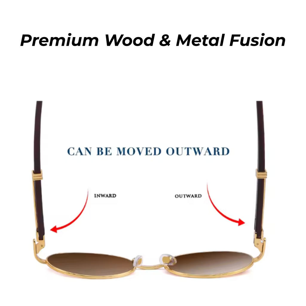 Woodland Aura Ovals - TimberOval Unisex Designer Wooden Sunglasses