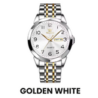 Duke Horizon - Men's Luxury Quartz Watch with Stainless Steel Build, Date & Week Display, Waterproof Design
