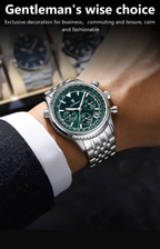 Sentinel Tactical Chronograph - Sentinel Tactical Chronograph – Men’s Military Quartz Watch, 3ATM Waterproof, Luminous Date, Stainless-Steel