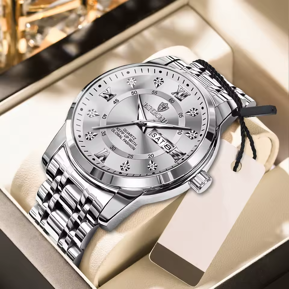 ApexSport Elite Diver - Men’s Luxury 3ATM Waterproof Quartz Date Watch