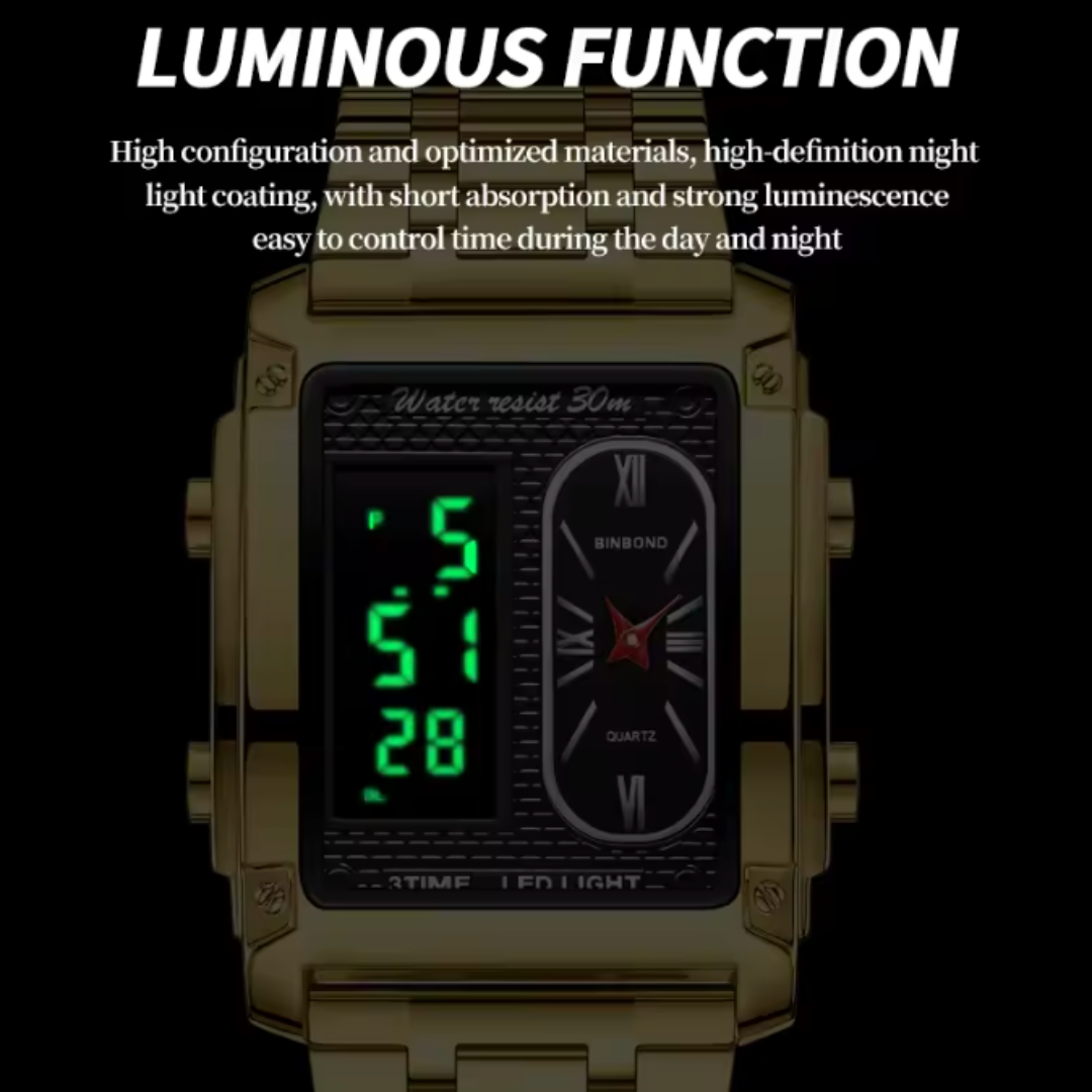 TimeForge X | Luxury Men's Quartz Watch