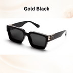 Luxury Millionaire Shades - Retro Square Sunglasses