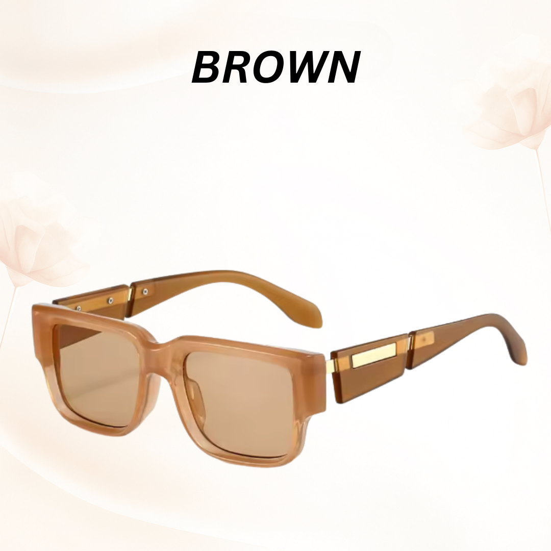 RetroVista Classics - Vintage Luxe Square Unisex Sunglasses
