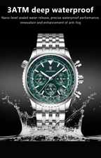 Sentinel Tactical Chronograph - Sentinel Tactical Chronograph – Men’s Military Quartz Watch, 3ATM Waterproof, Luminous Date, Stainless-Steel