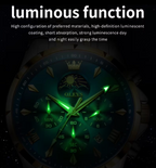 Moonphase Chrono Pro 7-Series - Moonphase Chronograph Quartz Watch for Men – Stainless Steel, Multifunction & Waterproof