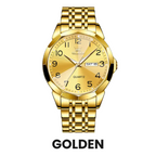 Duke Horizon - Men's Luxury Quartz Watch with Stainless Steel Build, Date & Week Display, Waterproof Design