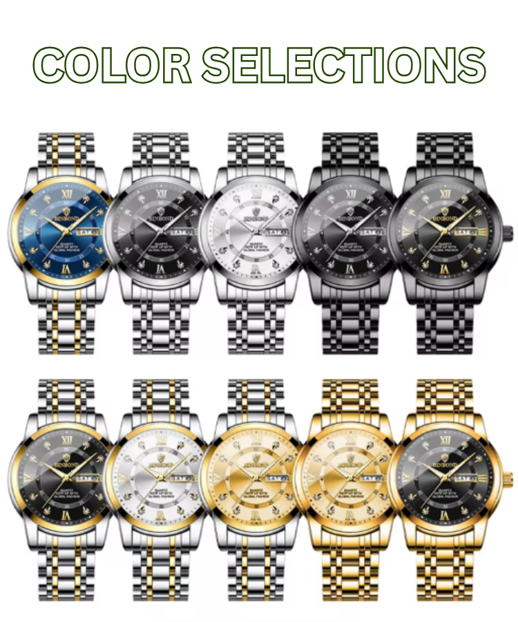 ApexSport Elite Diver - Men’s Luxury 3ATM Waterproof Quartz Date Watch