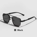 Premium Pilot Gradient Shades - Luxury Gradient Square Pilot Sunglasses with Metal Frame
