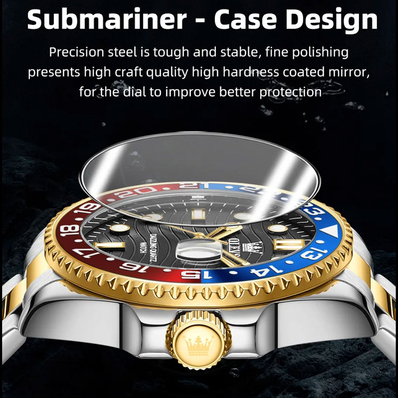 NobleQuartz | Classic Men’s Timepiece