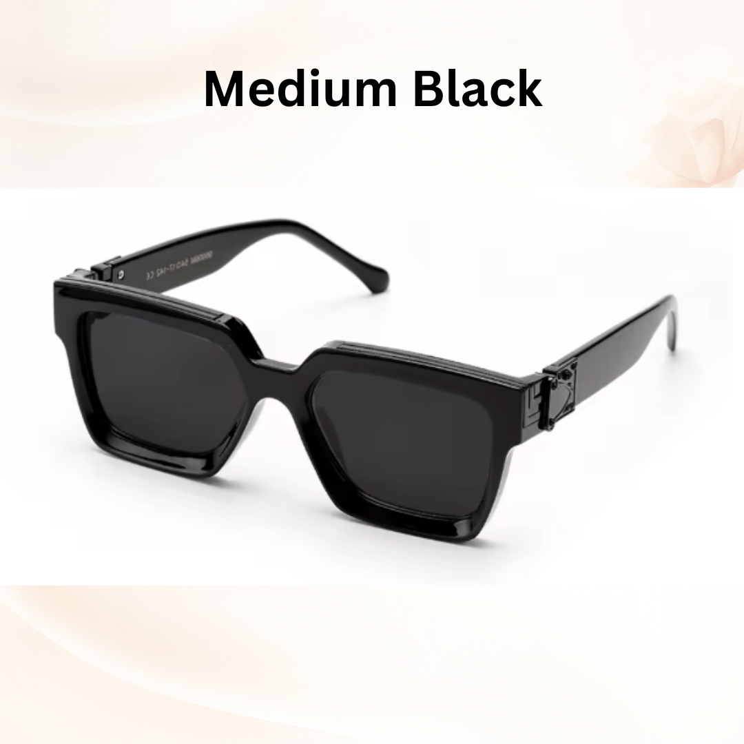 Luxury Millionaire Shades - Retro Square Sunglasses