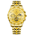 Aeterna Tempus - CylaLuxe Luxury Men's Automatic Watch Gold & Silver