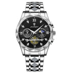 Aeterna Tempus - CylaLuxe Luxury Men's Automatic Watch Gold & Silver