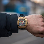 MINI FOCUS Sports Watches for Men Waterproof Chronograph Quartz Wristwatch with Silicone Strap