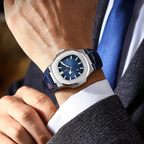 Poseidon's Mark - Top Luxury Square Waterproof Luminous Wristwatch Leather For Men