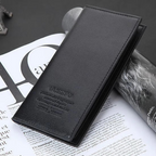 Soft PU Leather Long Wallet With Multiple Card Slots Classic Design