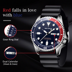 Stars & Stripes Diver - Wristwatch for men - Patriotic theme, Happy Independence Day