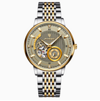 Imperium Classic - Men's Luxury Watch with Stainless Steel & Leather Build, Date Display & Chronograph Features