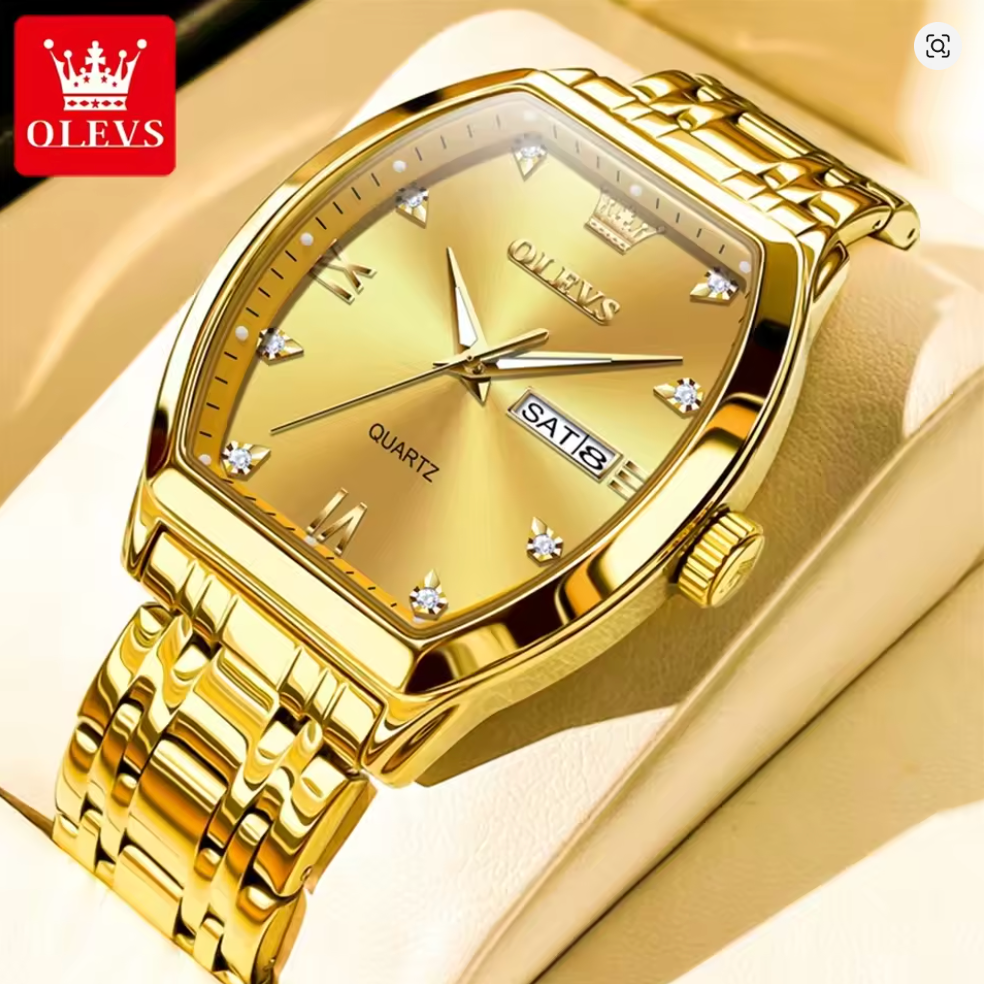 Aurelius - Men's Luxury Watch with Stainless Steel Build, Date Display & Chronograph Features