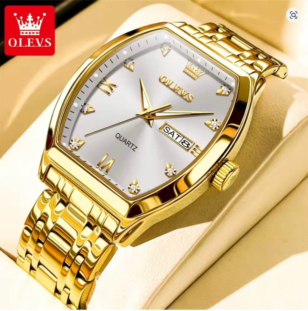 Aurelius - Men's Luxury Watch with Stainless Steel Build, Date Display & Chronograph Features