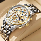 LIGE Watch - Waterproof Chronograph Wristwatch For Men
