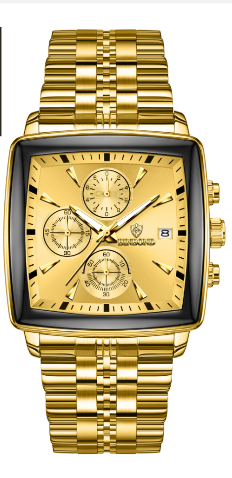 PrestigeChrono - CylaLuxe High-End Modern Watches for Men - Binbond Chronograph