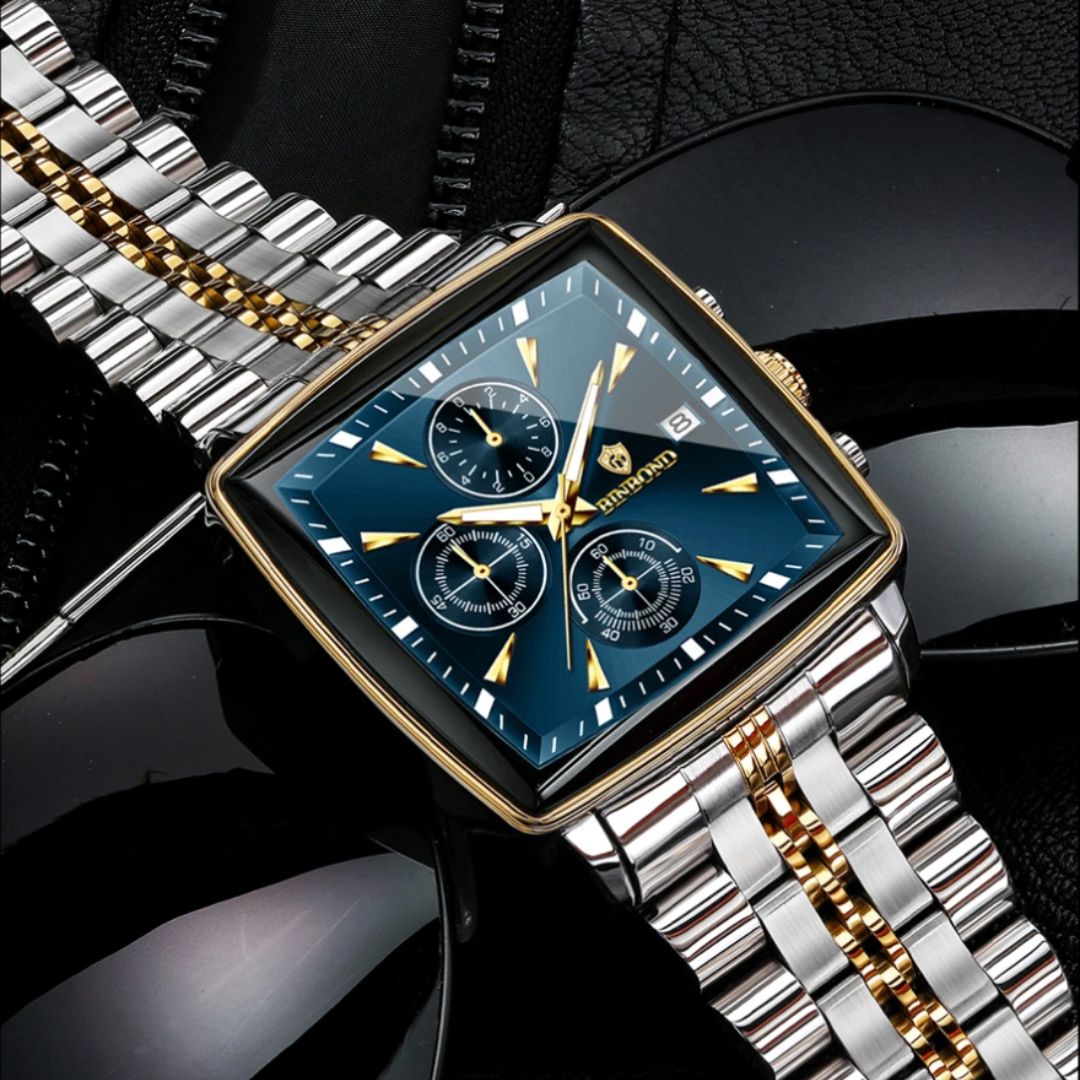 PrestigeChrono - CylaLuxe High-End Modern Watches for Men - Binbond Chronograph