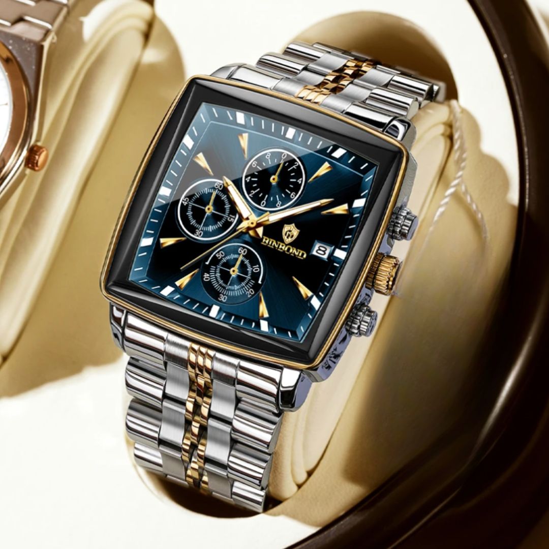 PrestigeChrono - CylaLuxe High-End Modern Watches for Men - Binbond Chronograph
