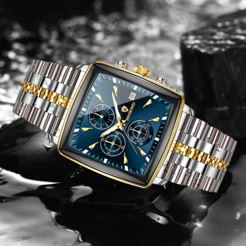 PrestigeChrono - CylaLuxe High-End Modern Watches for Men - Binbond Chronograph