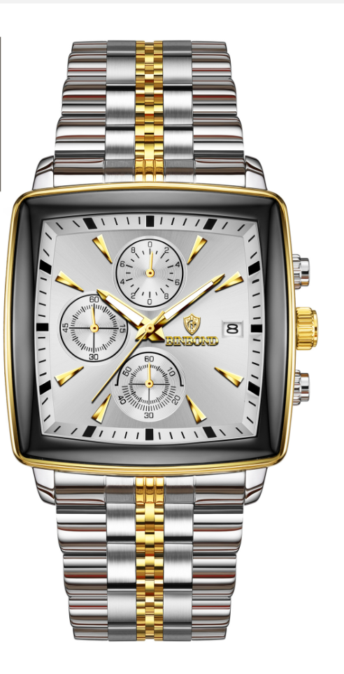 PrestigeChrono - CylaLuxe High-End Modern Watches for Men - Binbond Chronograph