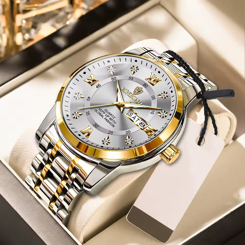 ApexSport Elite Diver - Men’s Luxury 3ATM Waterproof Quartz Date Watch
