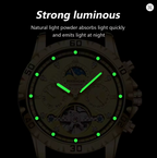 Titan Chrono X - CylaLuxe Luxury Men's Chronograph Watch Gold & Silver